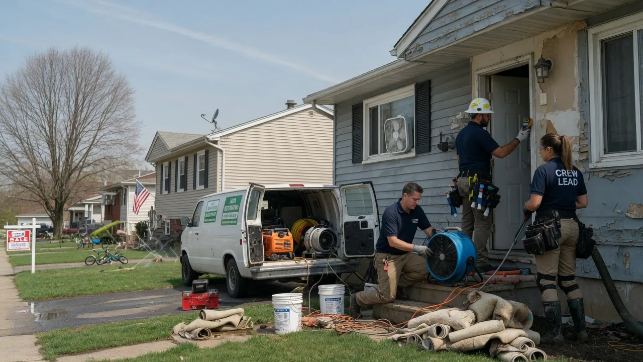 Flood Cleanup in South Wales, NY near me